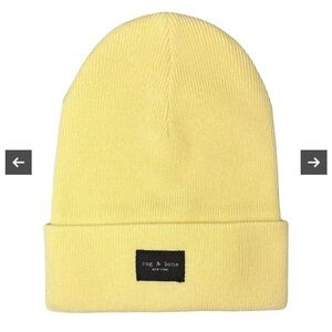Rag & Bone Yellow Addison Beanie